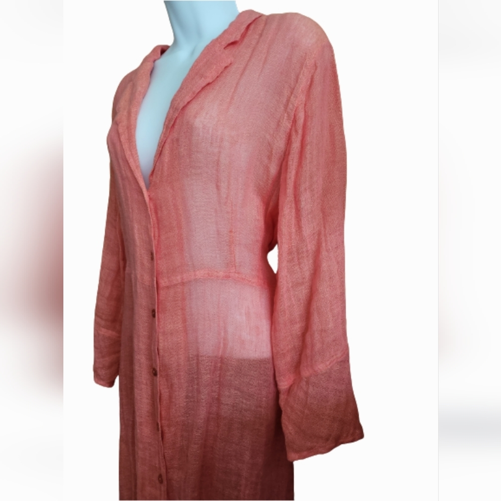 Eileen Fisher Coral Swim Coverup